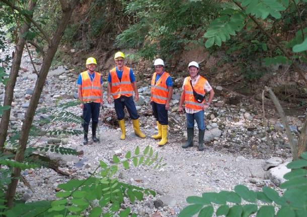 Protezione civile setaccia il Lura per gestire \"secca\" e future \"piene\"