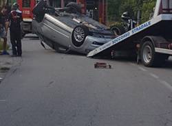 Scontro tra auto a Cocquio