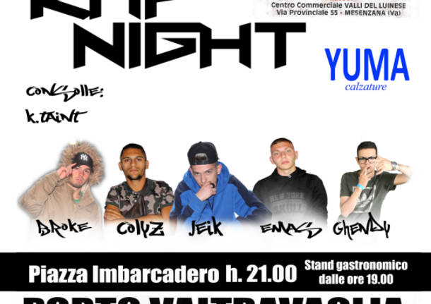 Sabato 12 Agosto approda il Rap a Porto Valtravaglia !