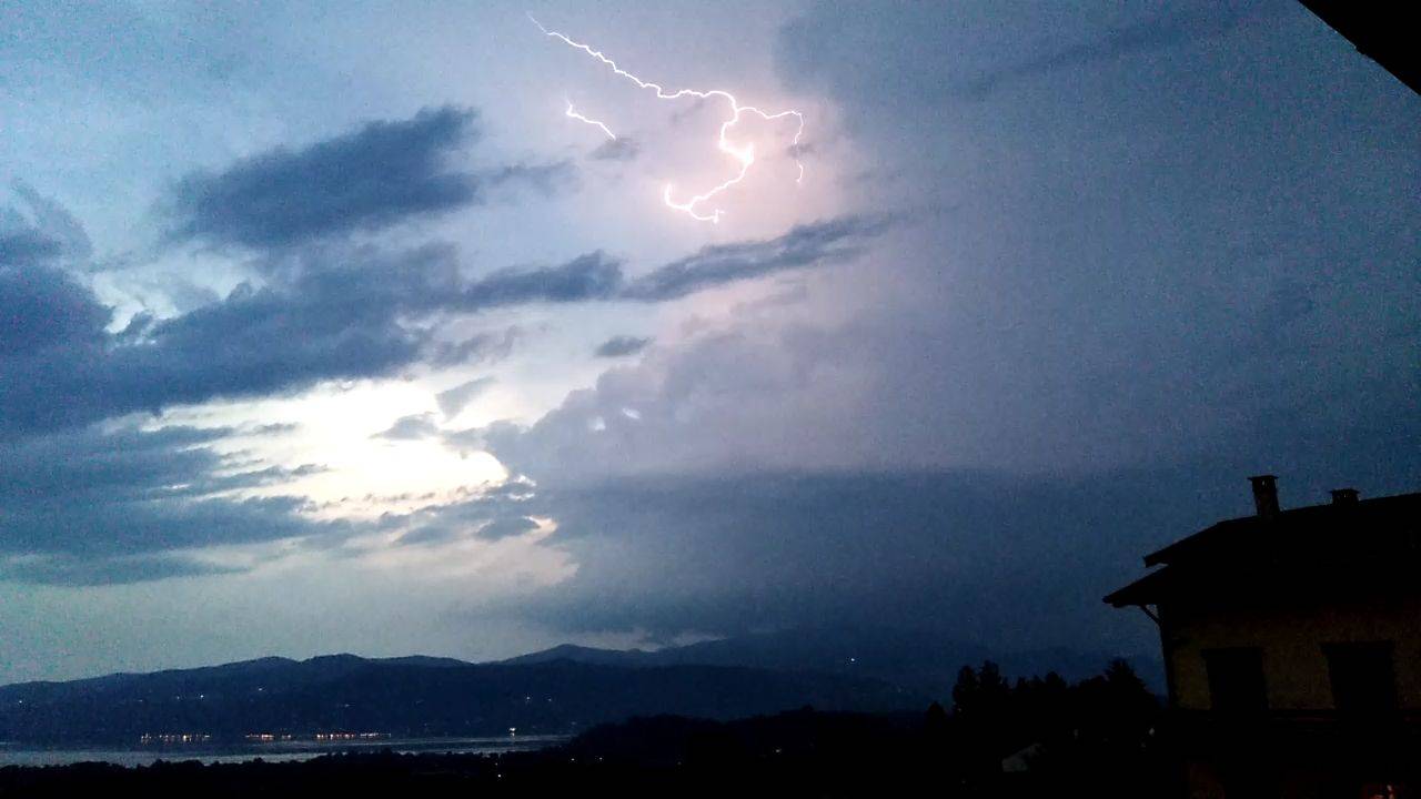 Temporale sul Lago Maggiore