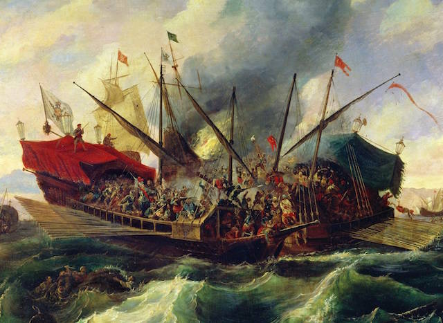 dipinto battaglia di lepanto