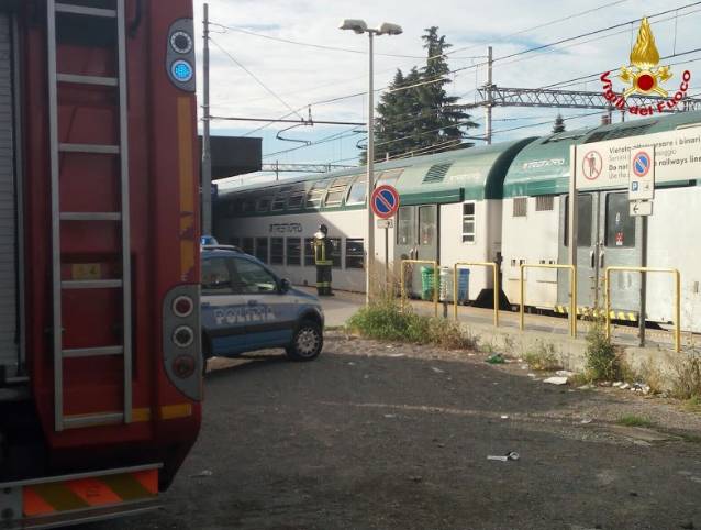 Intervento in stazione