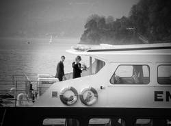 Lady D e il prince Carlo sul Lago Maggiore nell'aprile del 1985