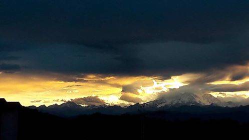 Monterosa visto da Azzate