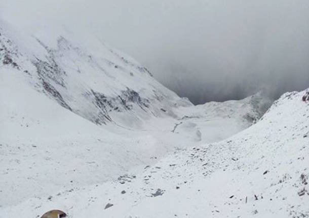 La neve d’agosto al rifugio 3A