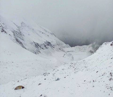 Neve d'agosto al rifugio 3A