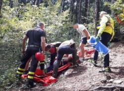 recupero ciclista a Marzio