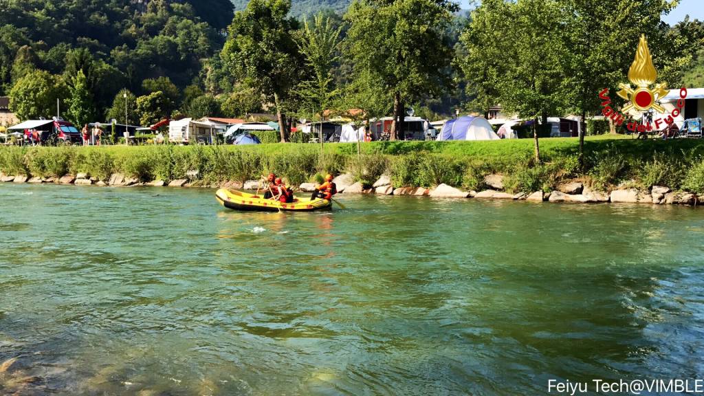 Ricerche di uomo sul fiume Tresa