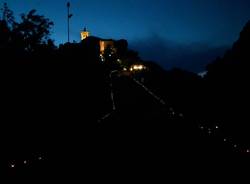 Salita al sacro Monte la sera prima di ferragosto