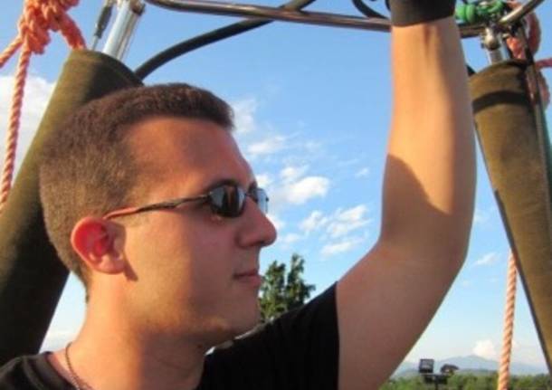 Stefano Venegoni, il più giovane pilota di mongolfiere d'Italia