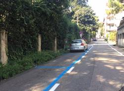 Strisce blu parcheggio sosta