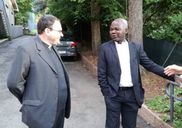 Saluto di Varese a don Jean Balouki che rientra in Togo dopo 10 anni in Italia