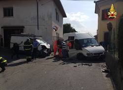 Incidente stradale a Sesto Calende