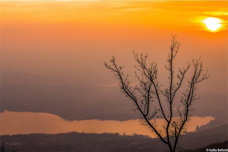 Panorama sul lago di Varese