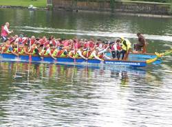 La gara di Dragon Boat a Sesto Calende