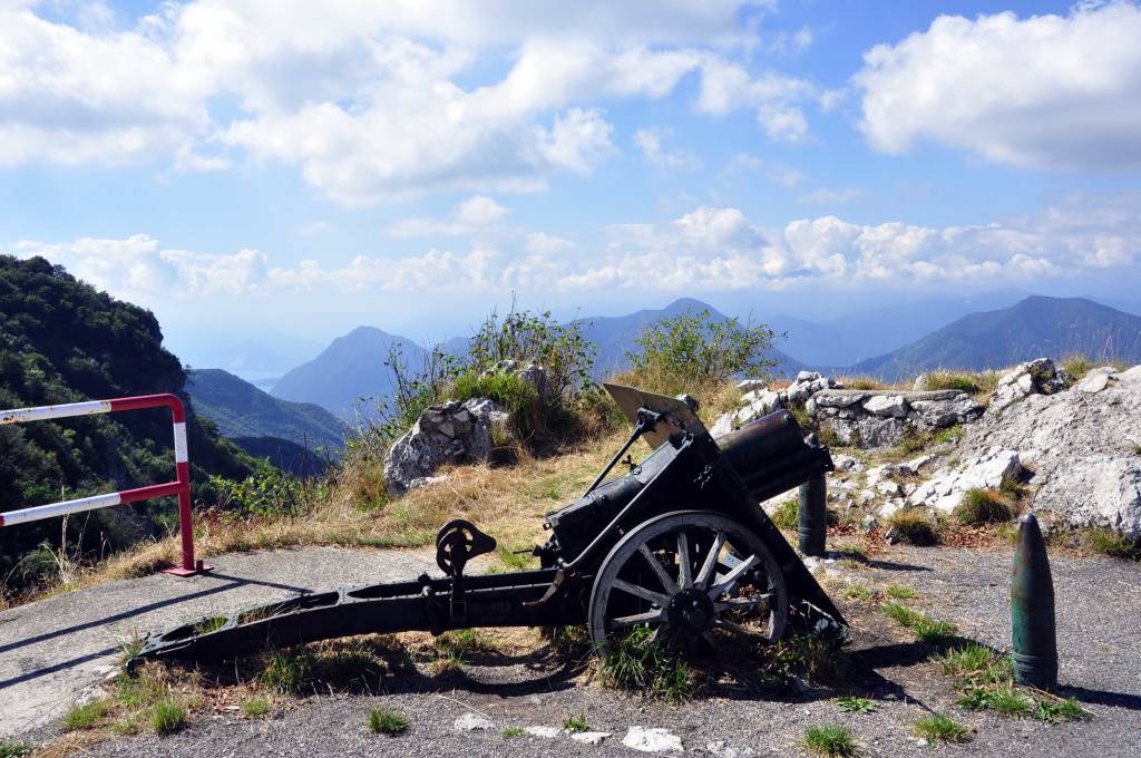Dove è sparito il cannone sul monte delle Tre croci?