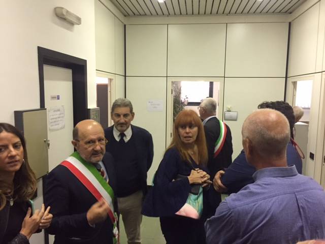 Taglio del nastro alla nuova sede di Comunità Montana