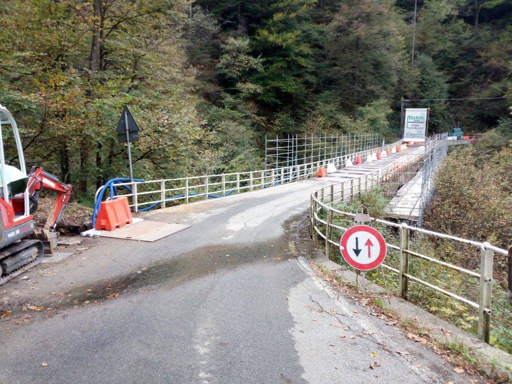 Ancora lavori al ponte di Curiglia con Monteviasco