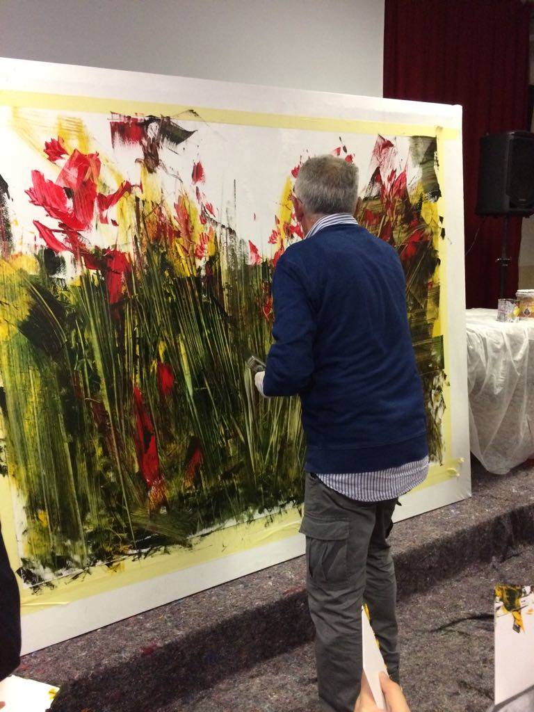 La tela dipinta coi pollici