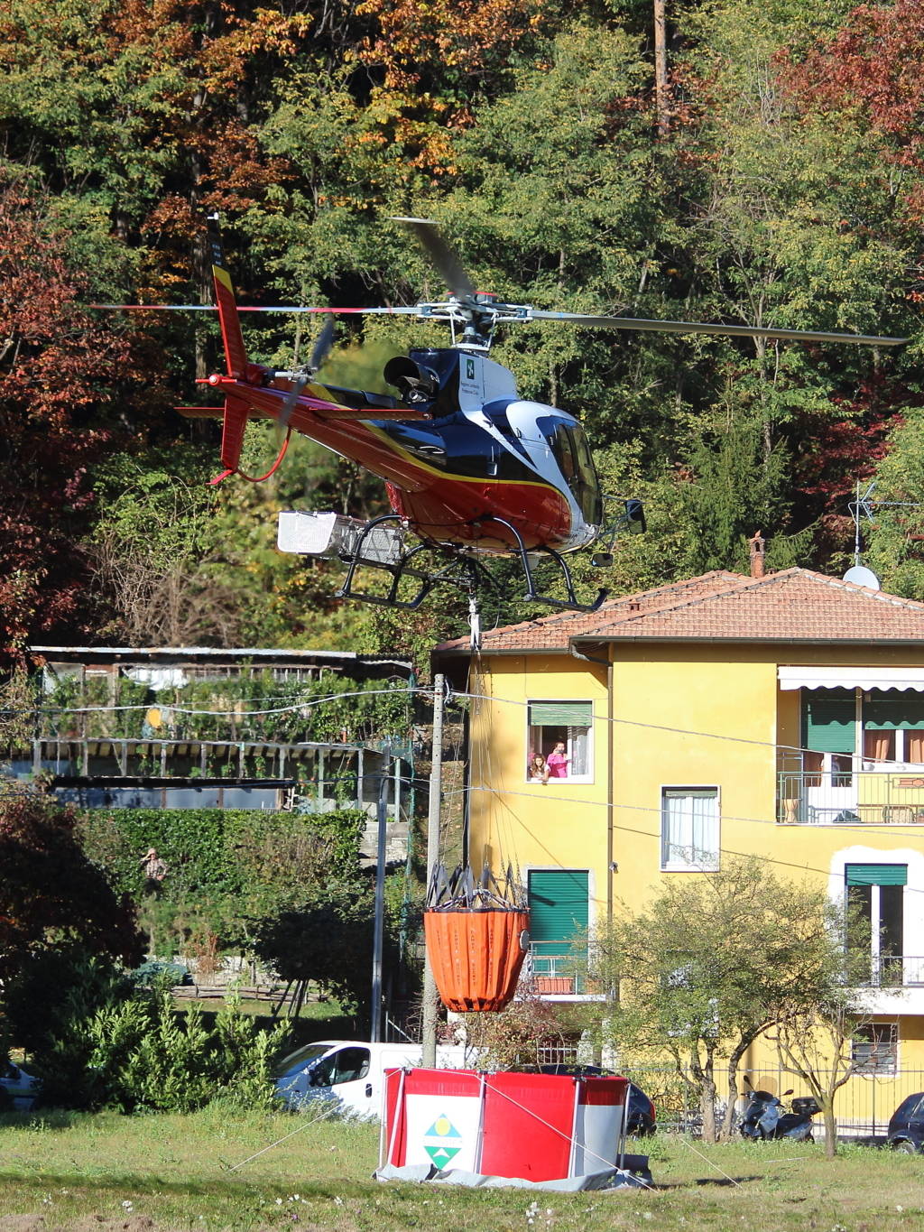 Incendio al Campo dei Fiori