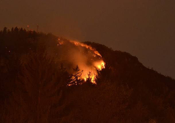 incendio Campo dei Fiori