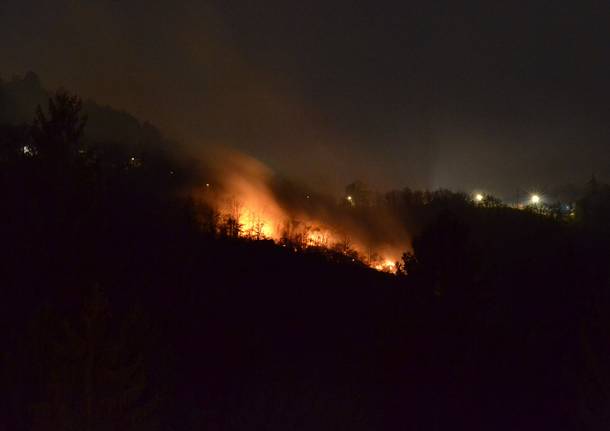 Incendio Campo dei Fiori