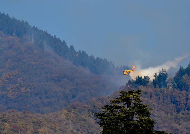Le operazioni di lunedì mattina sul Campo dei Fiori