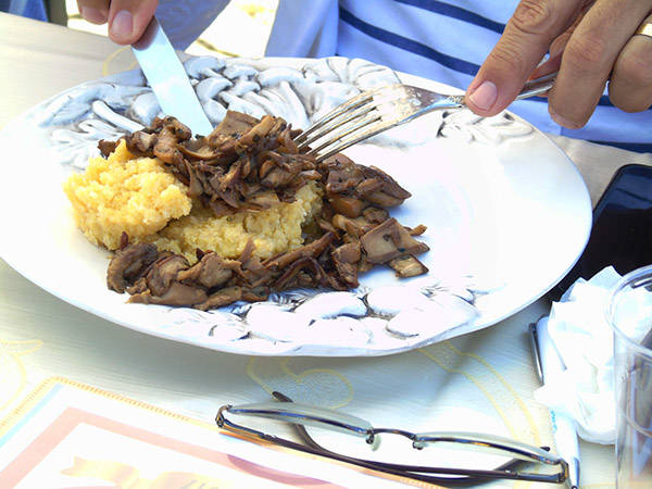 Polenta e funghi miglior piatto regionale