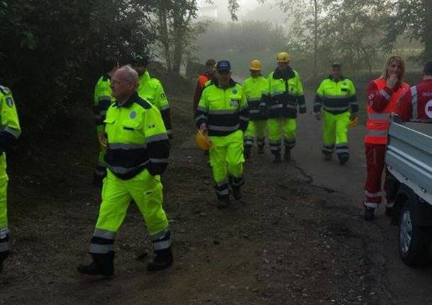 Esercitazione congiunta della protezione civile a Inarzo