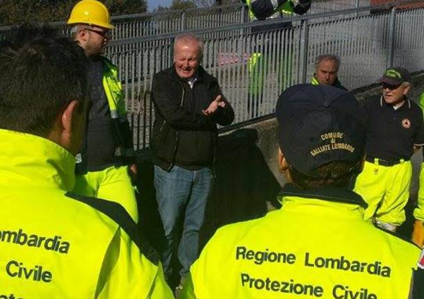 Esercitazione congiunta della protezione civile a Inarzo