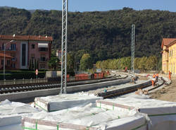 Ferrovia Porto Ceresio - cantiere 10 ottobre 2017