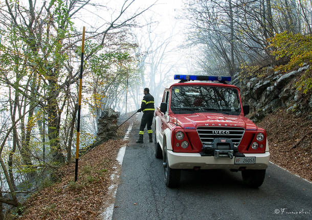 Incendio al Campo dei Fiori, le immagini di lunedì 30 ottobre