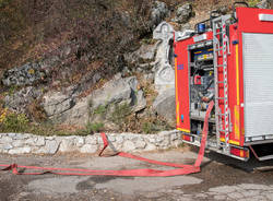 Incendio al Campo dei Fiori, le immagini di lunedì 30 ottobre