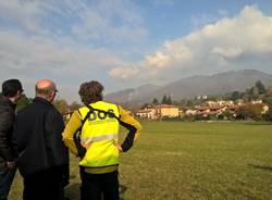 Incendio al Campo dei Fiori: settimo giorno di lavoro