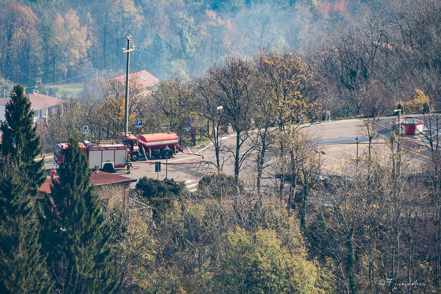 Incendio al Campo dei Fiori, soccorsi al lavoro -2