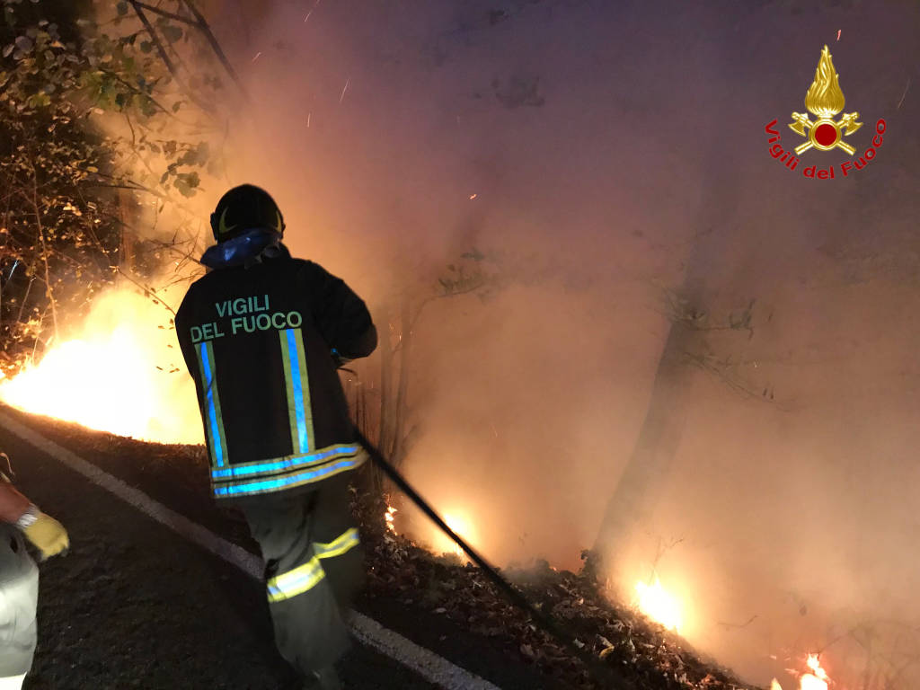 Incendio Campo dei fiori