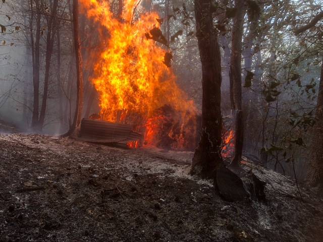 Incendio Campo dei fiori