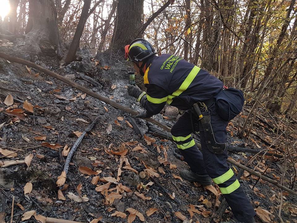 Incendio Campo dei Fiori - Bonifica