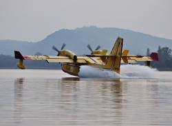 Incendio Campo dei Fiori - foto Canadair