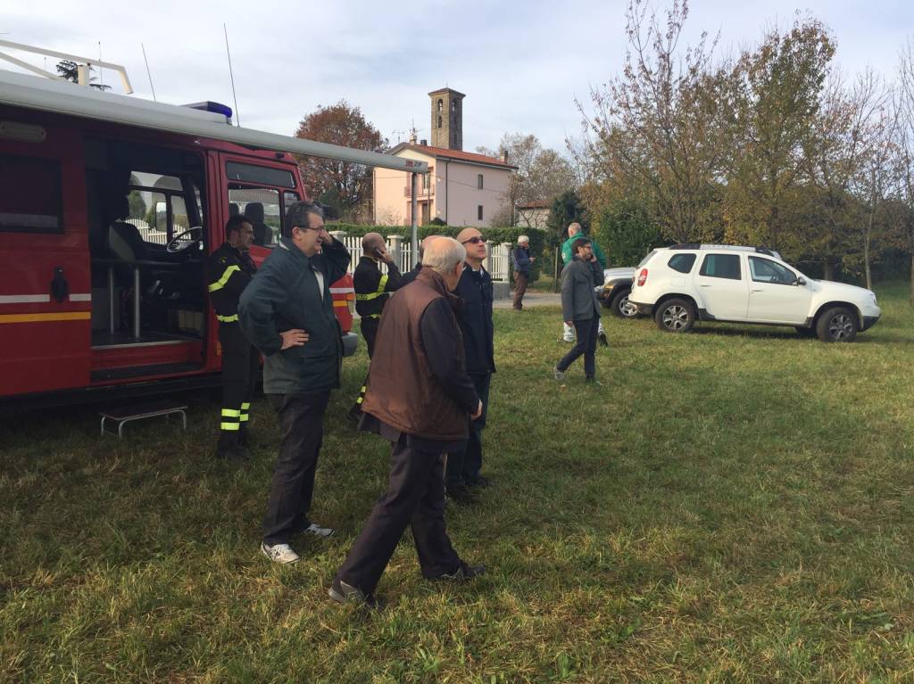 Incendio Campo dei Fiori - Il Prefetto a Casciago