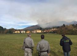 Incendio Campo dei Fiori - Il Prefetto a Casciago