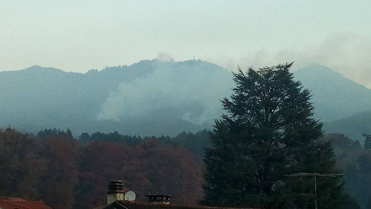 Incendio campo dei fiori, la ripresa del 27 ottobre