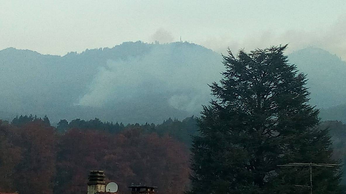 Incendio campo dei fiori, la ripresa del 27 ottobre