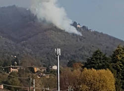 Incendio nel Parco del Campo dei Fiori