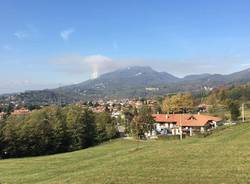 Incendio nel Parco del Campo dei Fiori