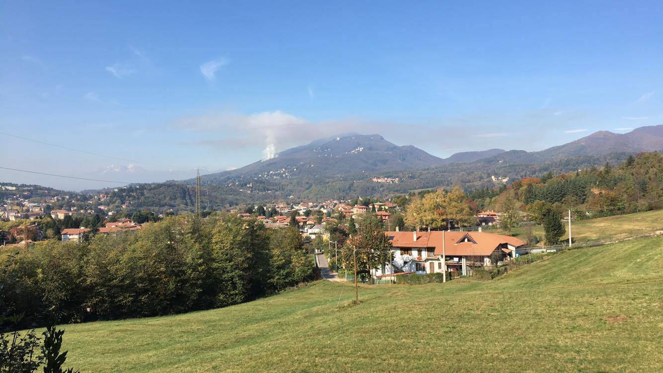 Incendio nel Parco del Campo dei Fiori