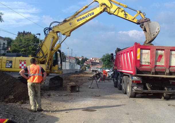 Lavori stazione Cavaria Jerago Oggiona