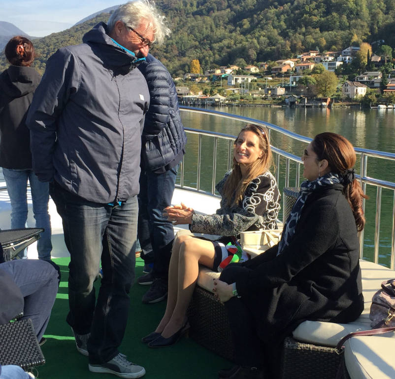 Porto Ceresio - Visita assessore Cristina Cappellini