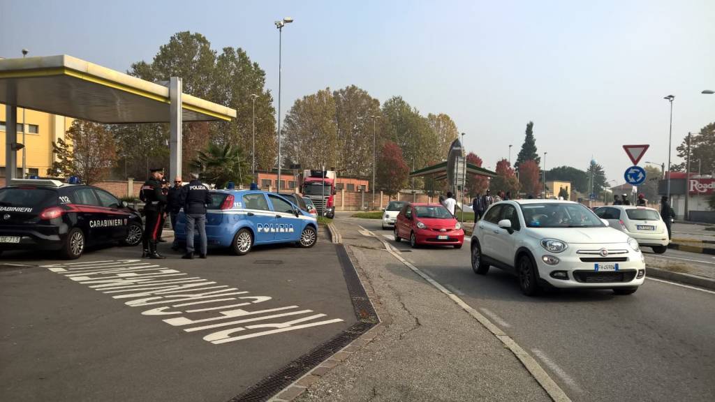 Protesta profughi Kb Gallarate