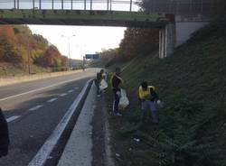 Puliamo il mondo sulla superstrada di Malpensa